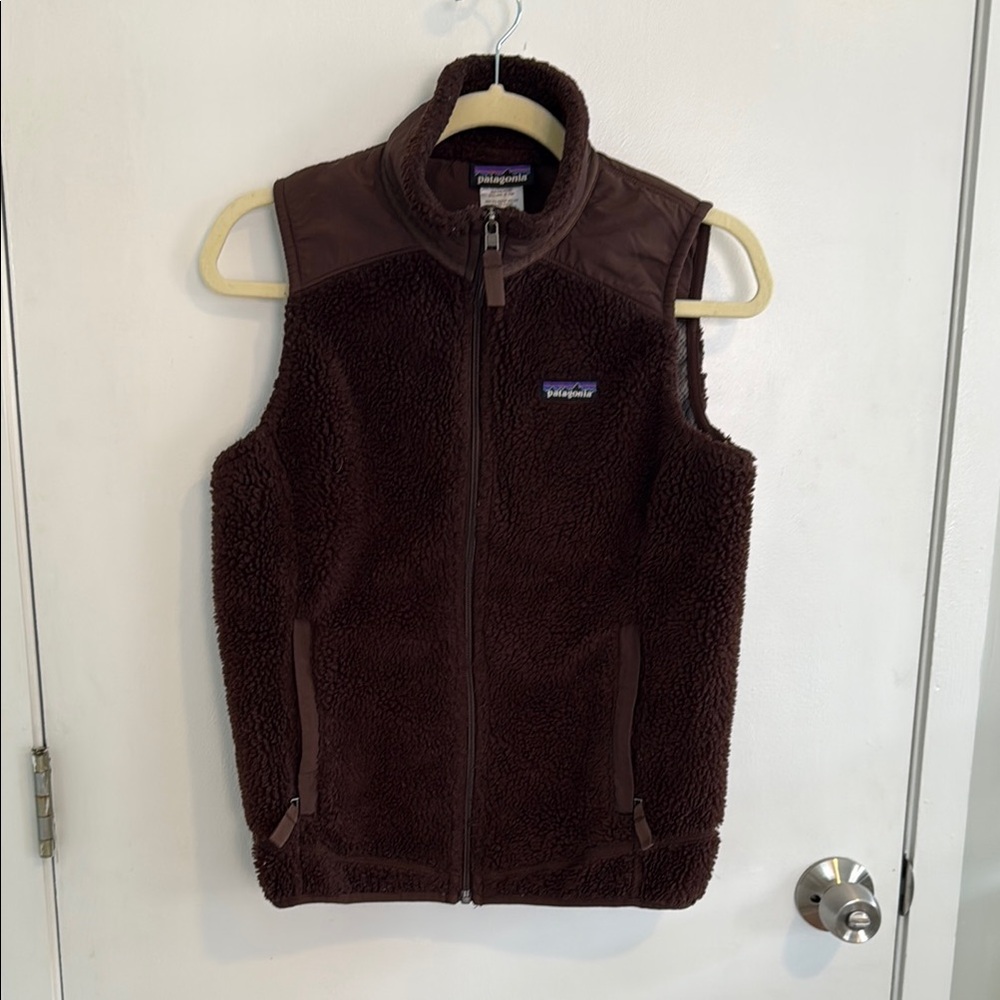 Patagonia Dark Brown Sherpa Vest